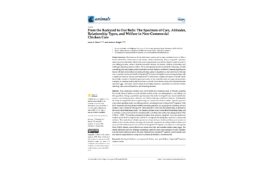 Article: backyard chicken welfare
