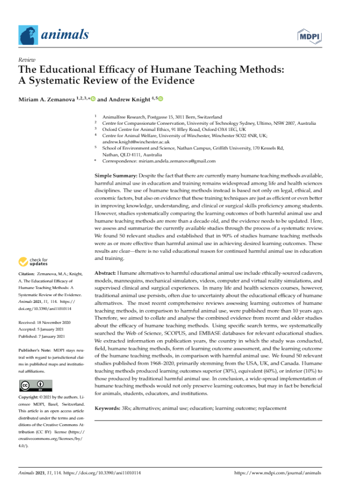 Humane-Teaching-Zemanova-et-al-2021